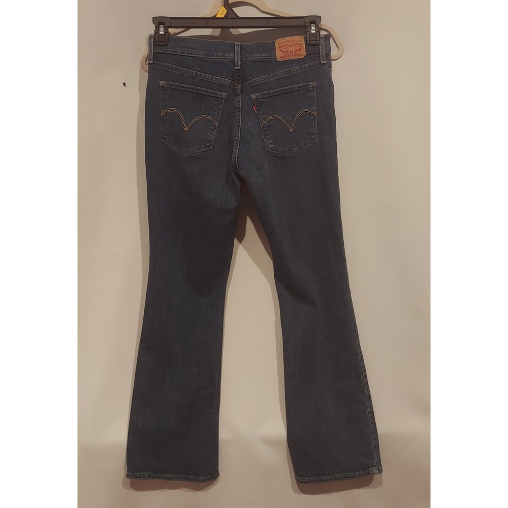 Levis Womens Mid-Rise Medium Wash Classic Bootcut Jeans Size 6